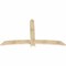 Ekena Millwork Bellingham Rough Sawn Timber Gable Bracket, Douglas Fir, 84"W x 49"H x 2"D x 6"F, 14/12 Pitch GBW084X49X0206BEL00RDF - alternate 2